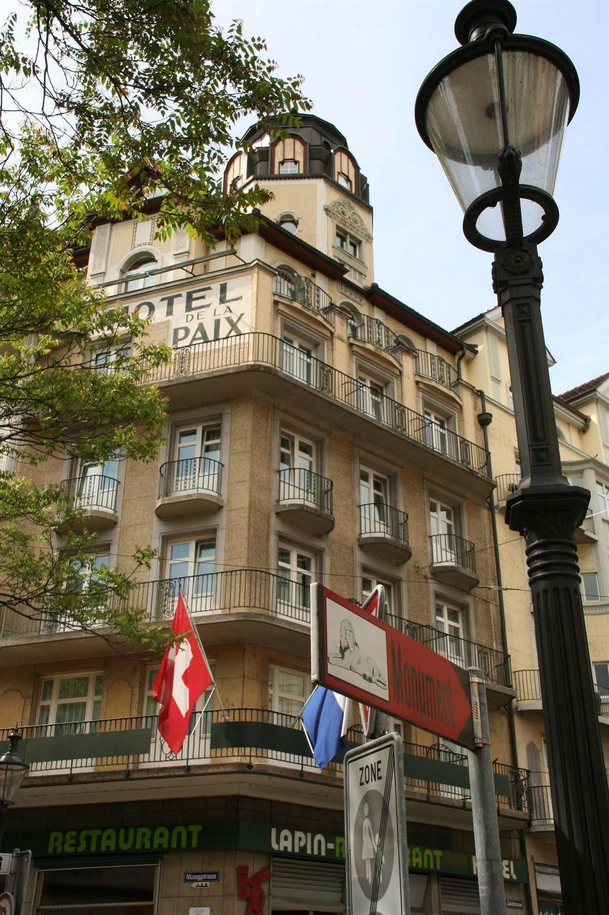Hotel De La Paix Lucerne Bagian luar foto